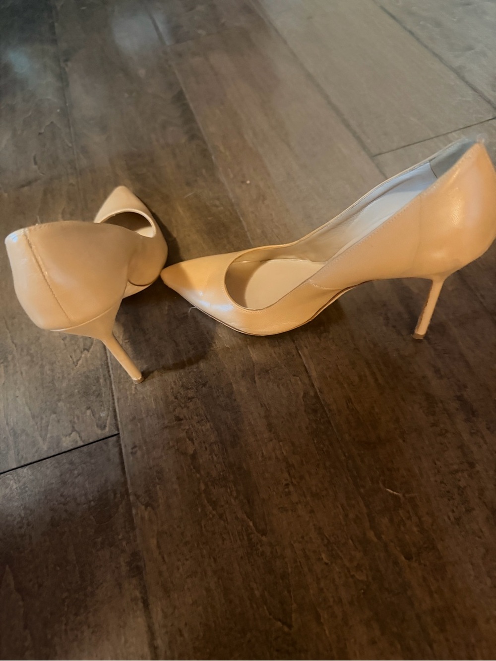 Manolo Blahnik Nude BB Pointed-Toe Leather Pumps 36.5 - Picture 8 of 8